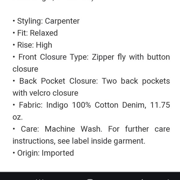 Men's WRANGLER Rugged Wear Angler Pleated Jeans Pants sz 42x34 - Picture 11 of 11